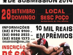 Maceió sediará I Copa Sandro Melo de Submission