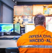 Defesa Civil de Maceió alerta para possibilidade de chuvas significativas na sexta (17)
