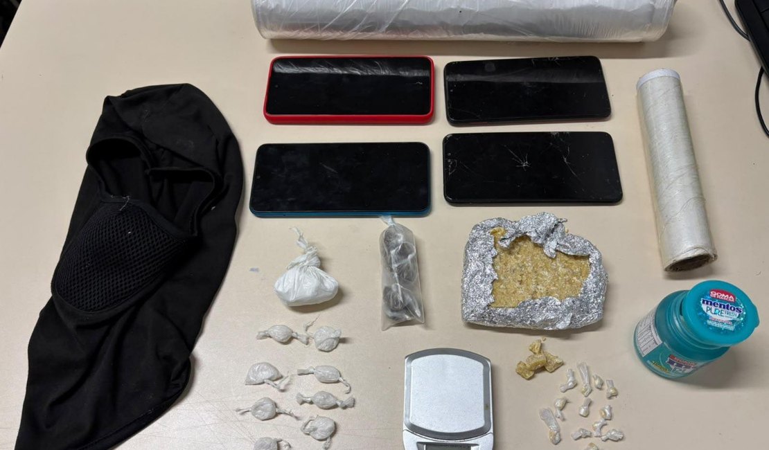 Operação policial apreende drogas e termina com suspeitos presos em Palmeira