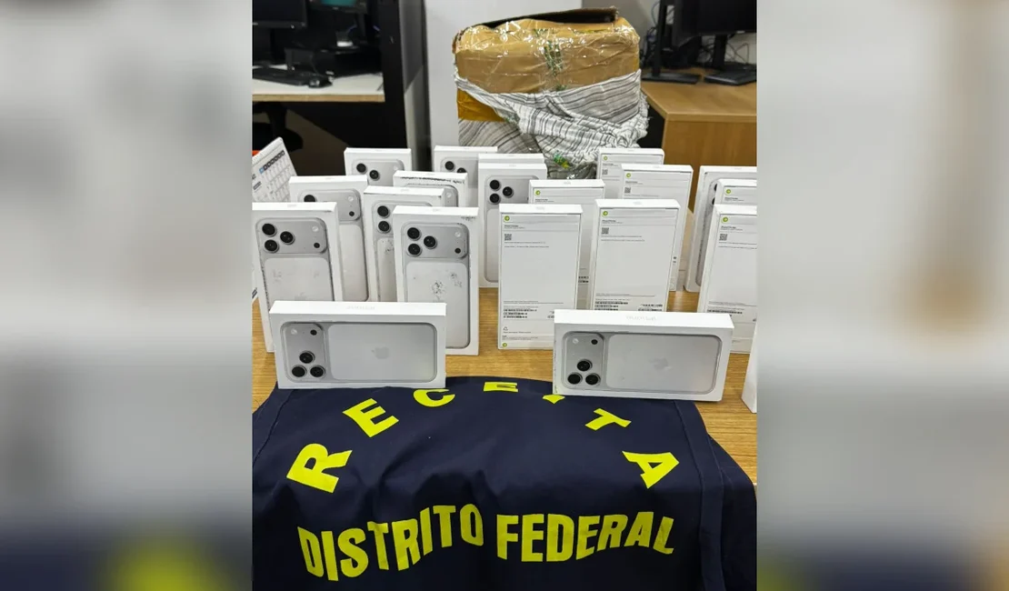 iPhones 17: carga apreendida pela Receita custa cerca de R$ 250 mil