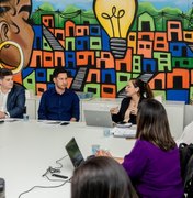 Vice-prefeito coordena reunião com técnicos do Fonplata sobre novo Mercado da Produção