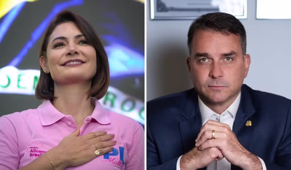 Quaest: maioria concorda com Michelle em disputa com Flávio Bolsonaro