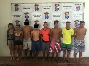Operação policial detém acusados de tráfico de drogas e porte ilegal de arma de fogo