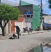 [Vídeo] Homem é agredido durante briga de trânsito no bairro Primavera, em Arapiraca