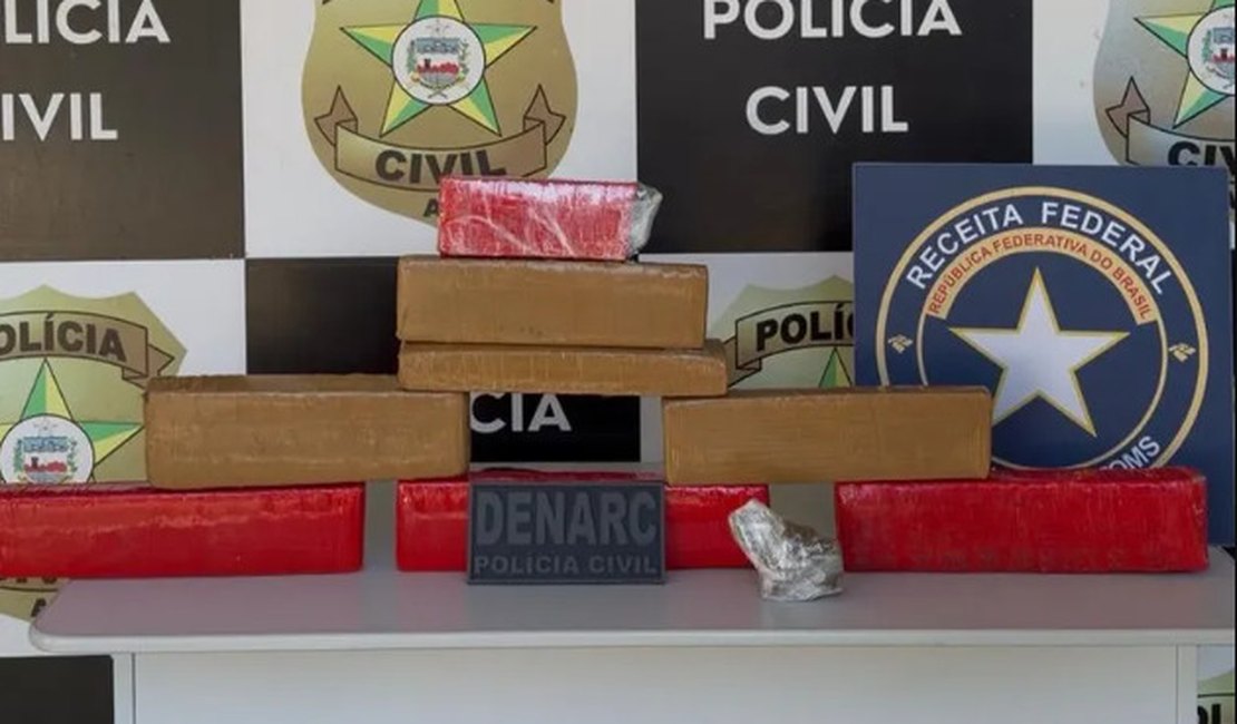 Homem é preso com quase 10 kg de maconha durante operação em Alagoas