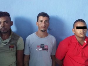 Dois homens são presos e um menor apreendido por tráfico no sertão