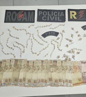 PM encontra drogas e flagra cativeiro de animais durante ação em Santana do Ipanema
