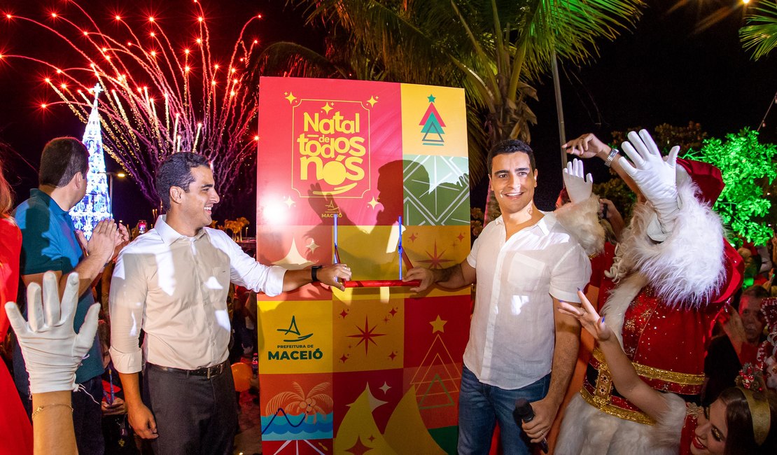 Prefeito JHC abre oficialmente o Natal em Maceió