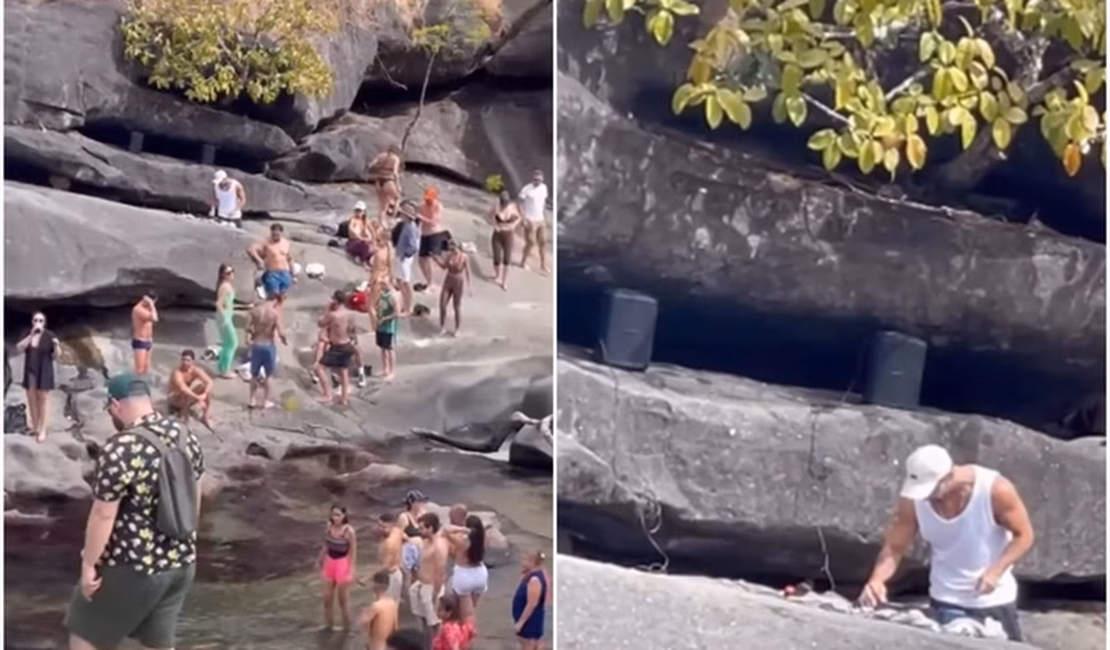 Vale da Lua se manifesta após “balada sunset” em cachoeira viralizar