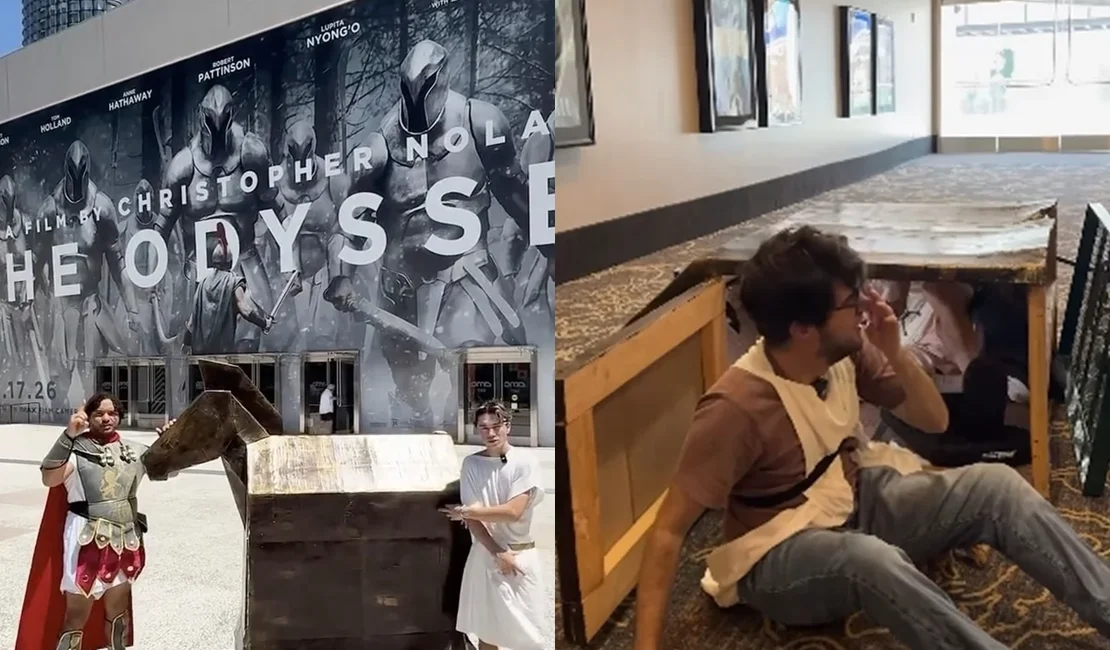 Influenciador viraliza ao criar Cavalo de Troia para entrar no cinema