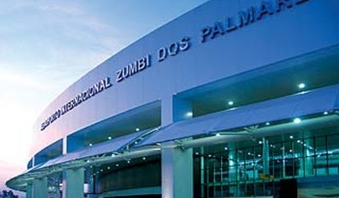 Pontes de embarque chegam ao Aeroporto Internacional Zumbi dos Palmares nesta terça