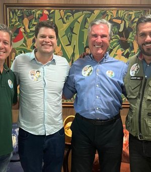 Collor, Leonardo Dias e Bebeto declaram apoio a Davi Davino na disputa ao Senado Federal