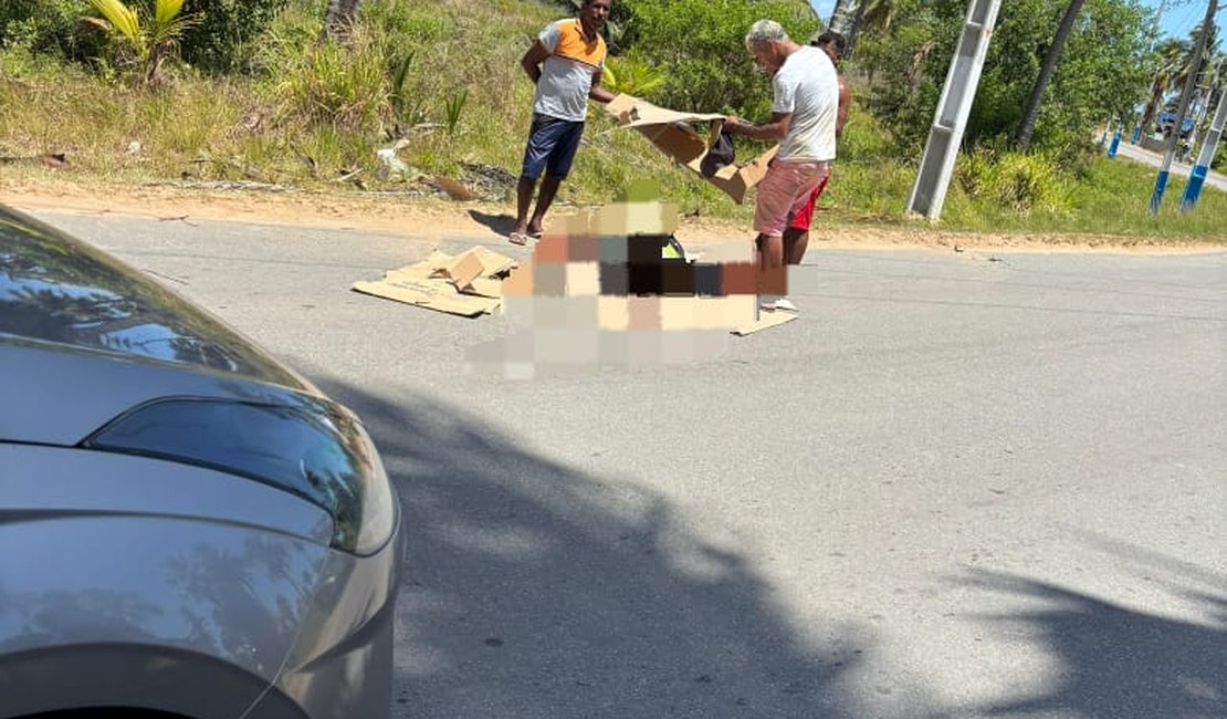 Motoqueiro fica ferido ao sofrer acidente em Porto de Pedras