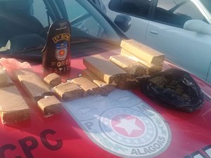 Casal é preso tentando transportar drogas da capital para o interior 