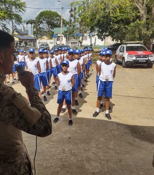 Projeto Pelotão Mirim é ingresso para realização do sonho de se tornar soldado