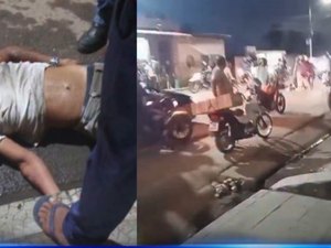 Jovem fica ferido em colisão entre motocicletas em Palmeira dos Índios