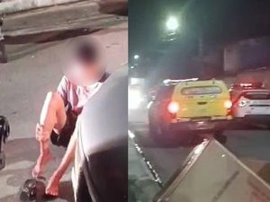 Adolescentes fraturam pernas após colisão com viatura em Maceió; moto tinha queixa de roubo