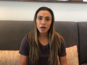 Jogadora Marta manda mensagem para o Dia Internacional da Mulher