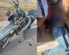 Colisão entre carro e moto deixa uma pessoa inconsciente e ferida na Rota do Mar, em Jacarecica