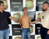 Preso suspeito da morte de motorista de app encontrado em canavial, em Maceió