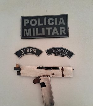 Adolescente de 16 anos é apreendido com arma de fogo no bairro Boa Vista, em Arapiraca