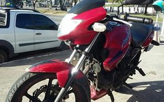 Motocicleta sequestrada foi apreendida