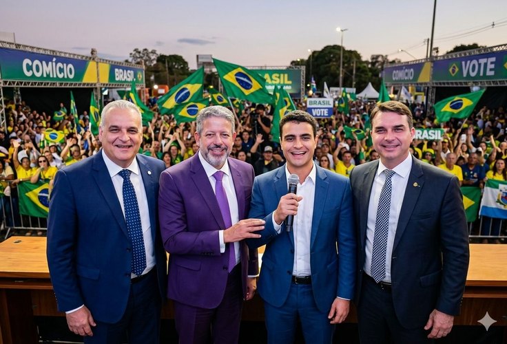 Valdemar não se opõe a palanque único com JHC, Flávio Bolsonaro, Arthur Lira e Alfredo em AL