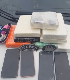 Bando é preso por tráfico de drogas com mais de 7 kg de cocaína em Batalha