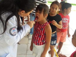 Ações sobre saúde bucal mobilizam escolas e creches de Limoeiro de Anadia
