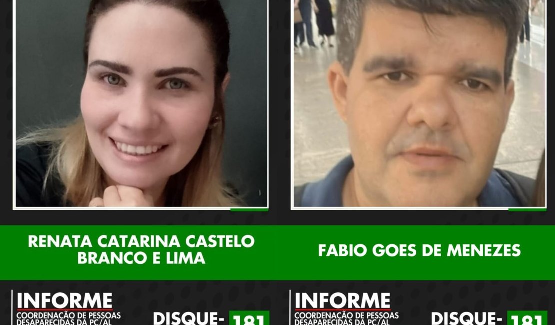 Polícia esclarece casos de localização de duas pessoas desaparecidas em Alagoas