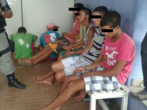 Um é preso e cinco menores apreendidos durante apreensão de peças roubadas