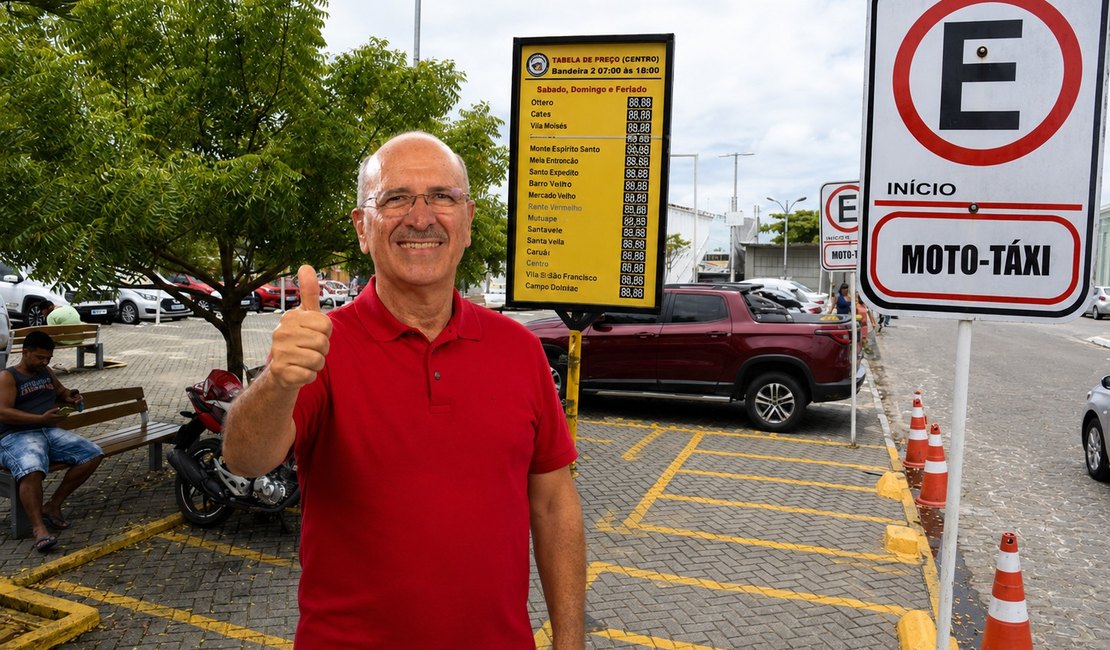 Ação do prefeito Ronaldo Lopes reduz pela metade taxas anuais para taxistas e mototaxistas de Penedo