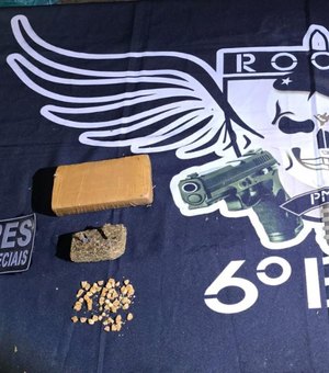Homem é preso com maconha e crack em Maragogi
