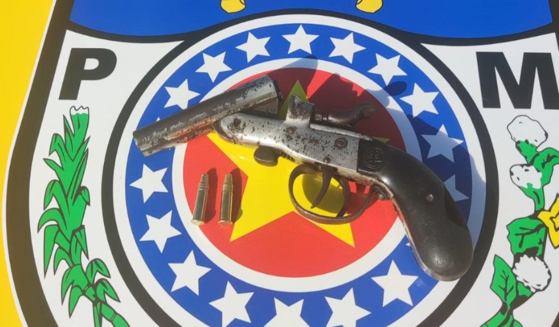 Homem é preso por ameaçar e agredir ex com coronhada em estrada vicinal de Craíbas