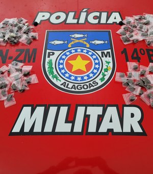 Jovem é preso com cem papelotes de maconha no município de Jacuípe