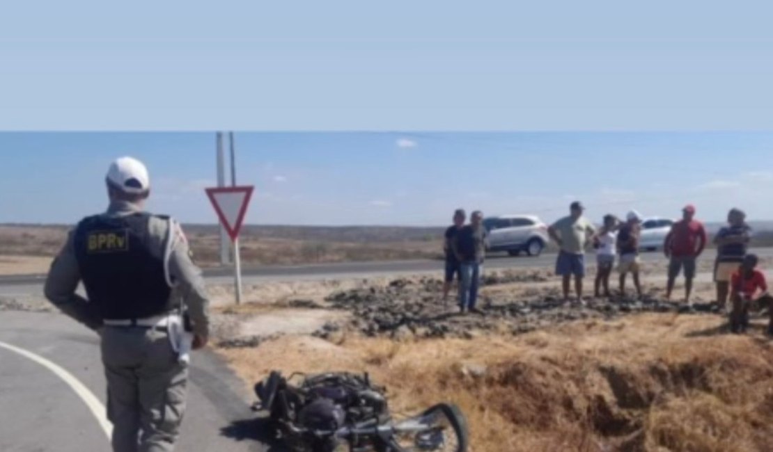 Motociclista morre após acidente na AL-220, em Batalha