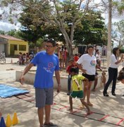 Moradores de São Sebastião recebem atividades esportivas e de lazer
