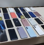 [Vídeo] Polícia Civil devolve 30 celulares recuperados após ações contra furto, roubo e extravio em Arapiraca
