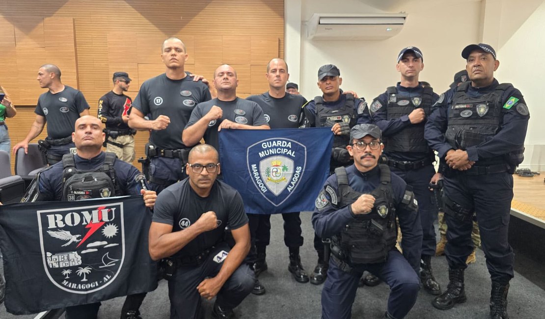 Agentes da Guarda de Maragogi concluem treinamento tático de alto nível