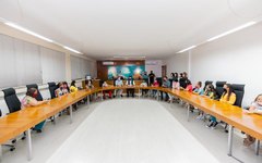 Reunião com crianças que foi denominado de “Meu dia de prefeito… A Maceió que nós queremos”