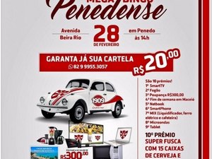 Penedense tenta superar a crise com bingo de Fusca