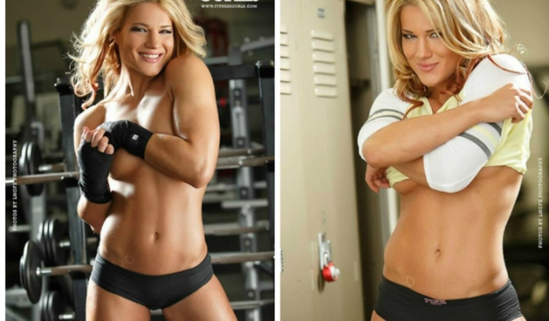 Veja foto: lutadora contratada pelo UFC posa seminua