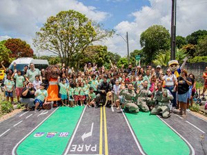Batalhão Rodoviário promove manhã de diversão para crianças de comunidades de Maceió