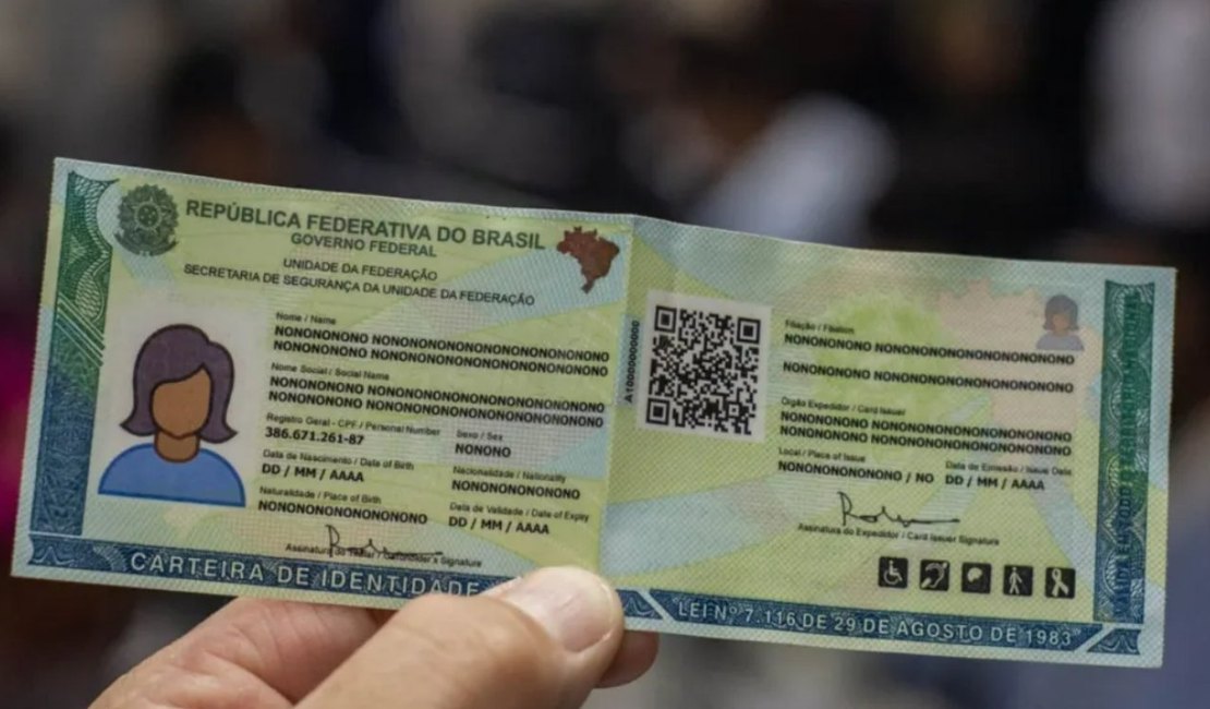 Emissão da 2ª via da nova Carteira de Identidade terá taxa a partir do mês que vem; confira valor