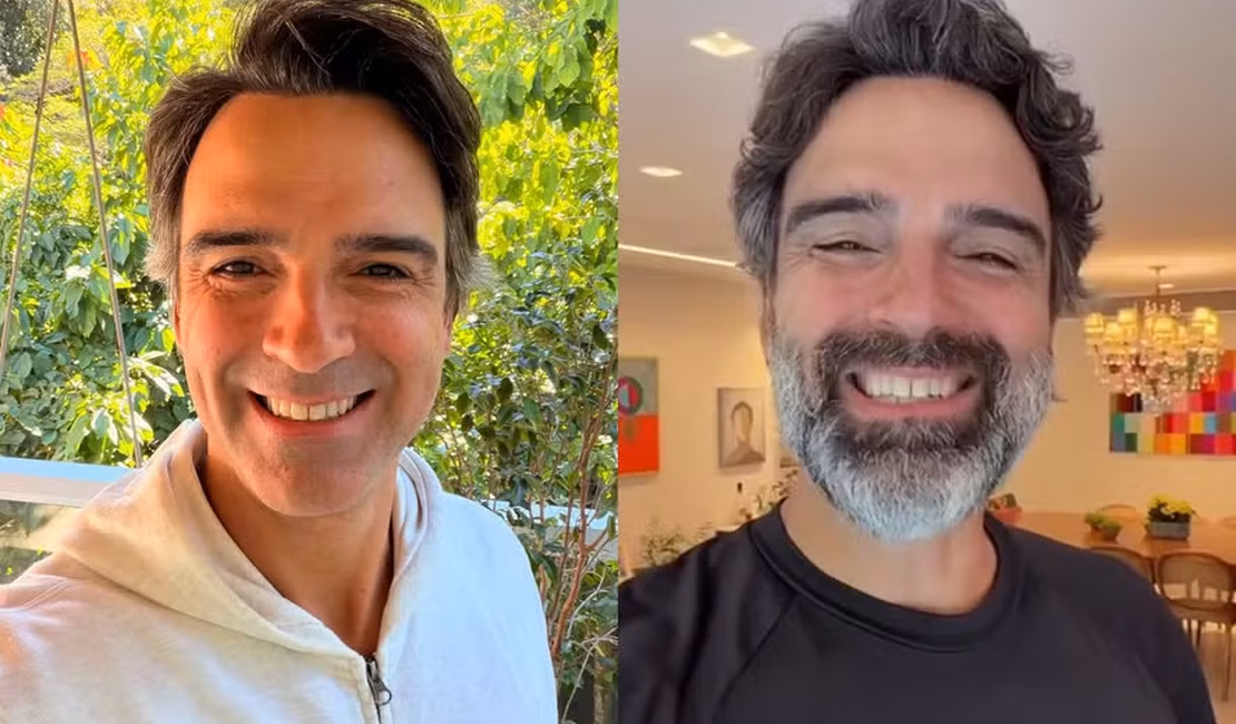 Tadeu Schmidt tira barba e ganha chuva de elogios da web