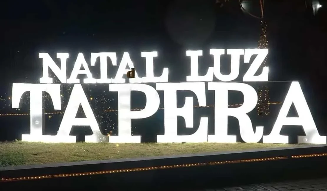 Tapera completa 68 anos com programação festiva e Natal Luz