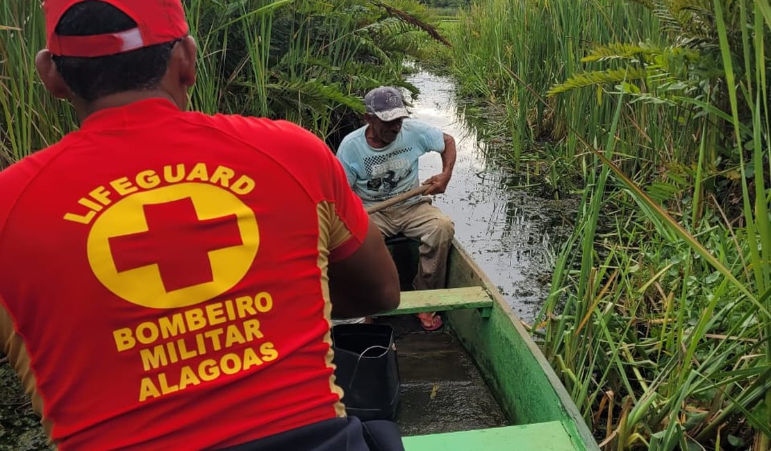 Bombeiros encontram corpo boiando em barragem no município de Delmiro Gouveia