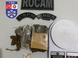 Casal é preso no bairro Verdes Campos com maconha e cocaína