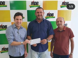 Novo Lino: Dedé de Bacurau filia-se ao MDB visando 2020 