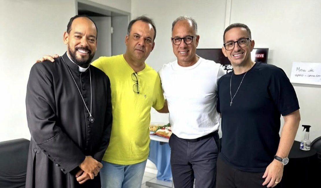 Francisco Sales recebe visita de Missionário Dunga e Diácono Rômulo Canuto